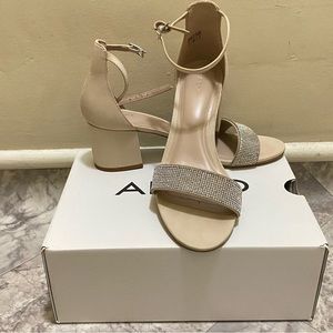 Blocked heeled sandals